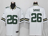 Nike Green Bay Packers 26 Savage White Vapor Untouchable Limited Jersey,baseball caps,new era cap wholesale,wholesale hats